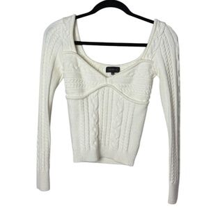 Majorelle Cropped Knit Top (B)‎